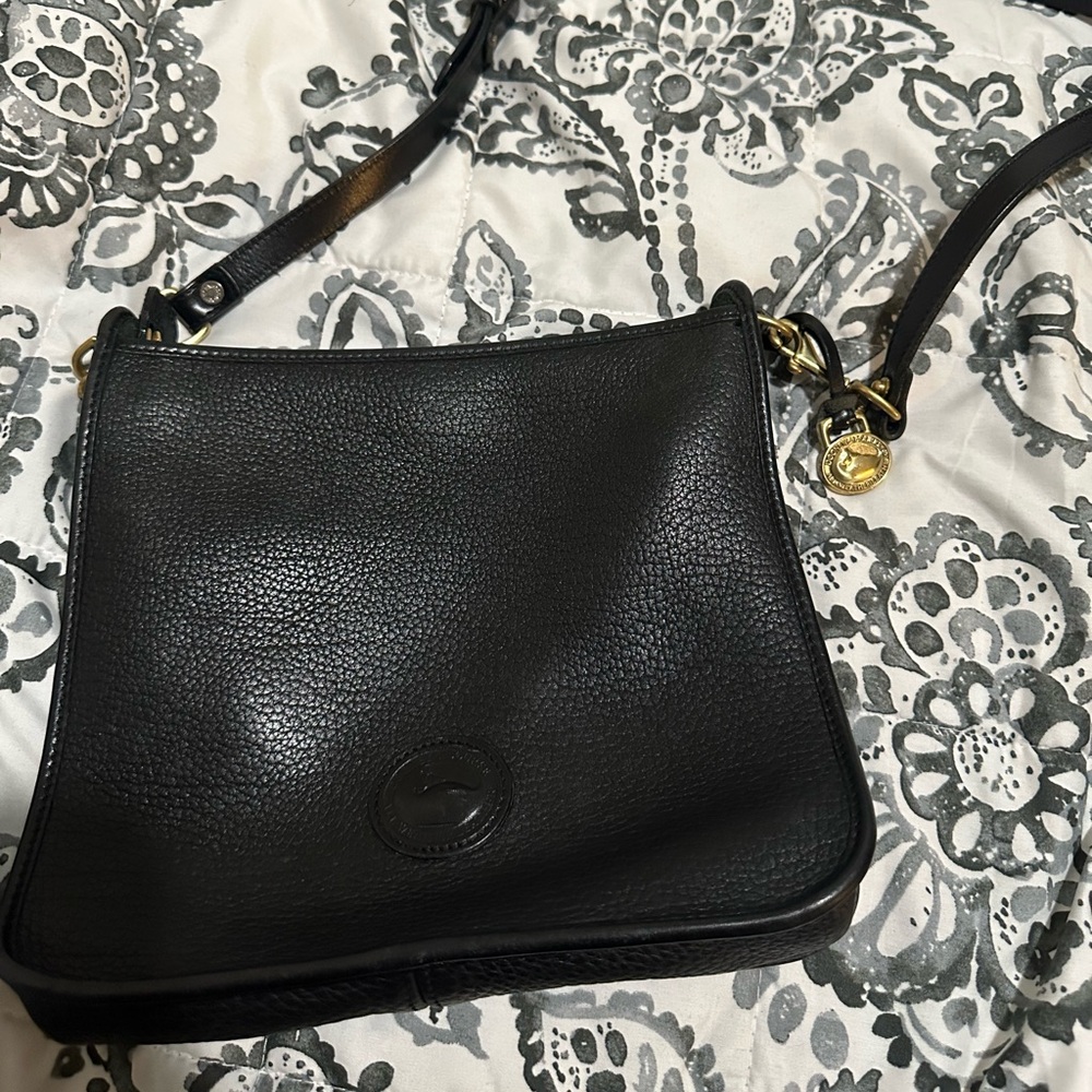 Dooney and Bourke Black Leather Crossbody Bag